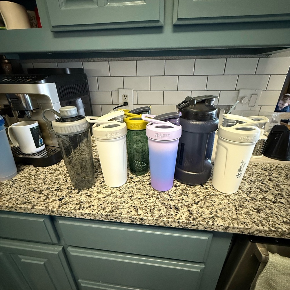 BlenderBottle Multi-Color Water Bottles Set